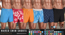 {COLD-ASH} MARCO Swim Shorts FATPACK
