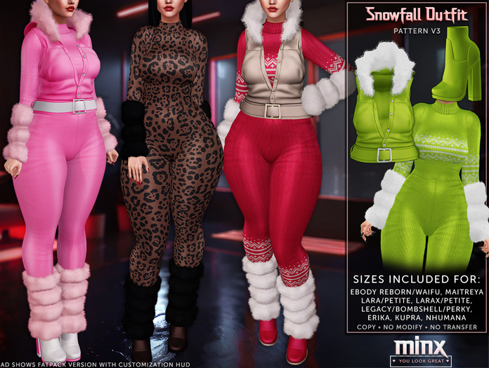 Minx - Snowfall - Pattern V3 (add me)