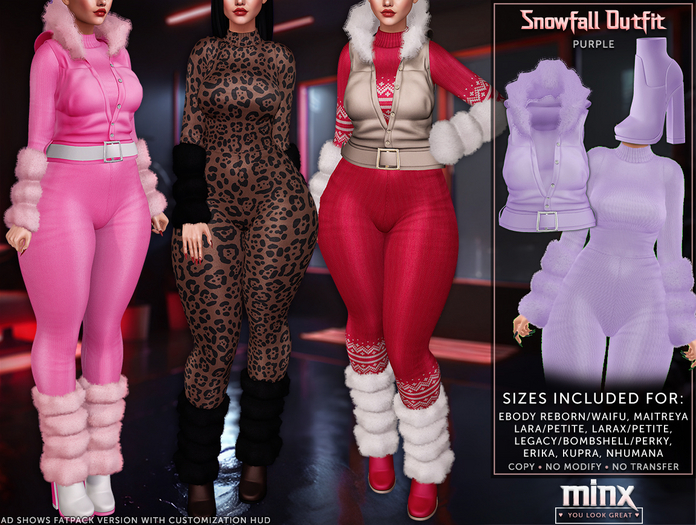 Minx - Snowfall - Purple (add me)