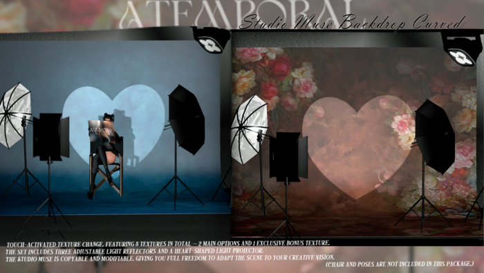 Atemporal - Studio Muse Backdrop Curved
