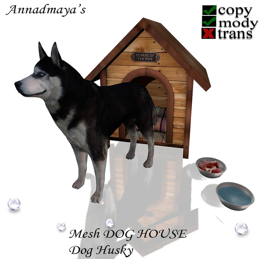 Mesh DOG HOUSE - Dog Husky
