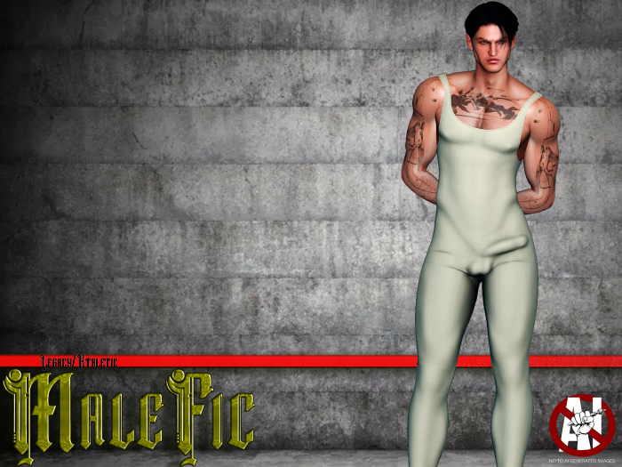 !!MaleFic Ballet Unitard / Legacy-WHITE