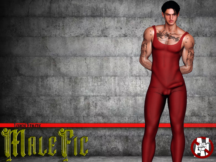 !!MaleFic Ballet Unitard / Legacy-RED