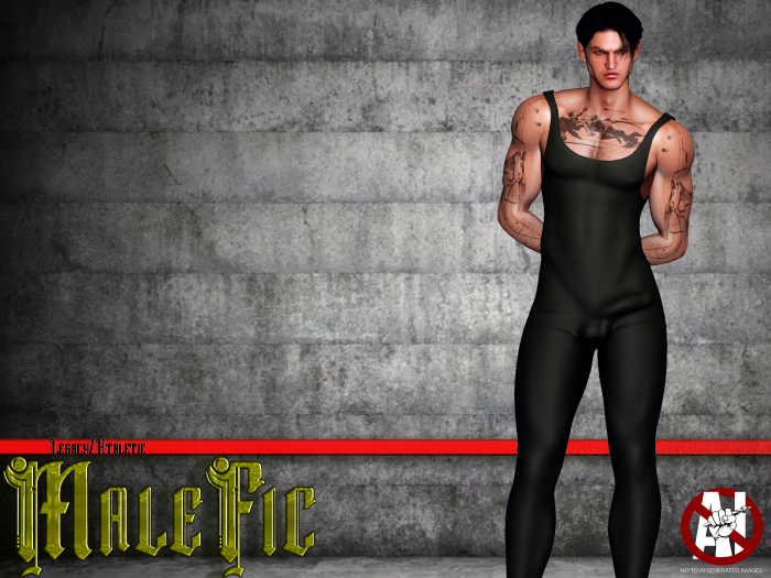 !!MaleFic Ballet Unitard / Legacy-BLACK