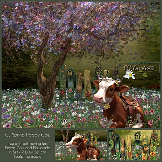 CJ Spring Happy Cow 