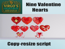 9 heart Pack Boxed
