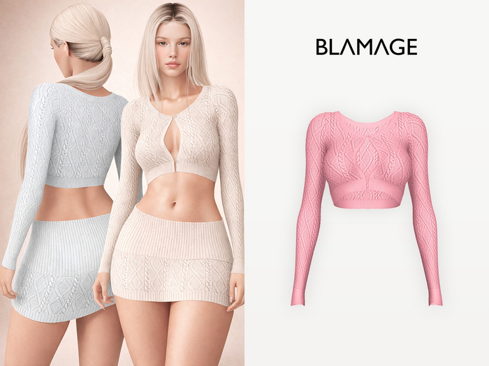 Blamage - Madeline Cardigan - Blush