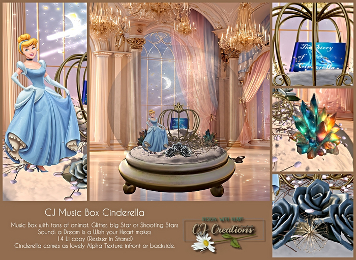 CJ Music Box Cinderella 