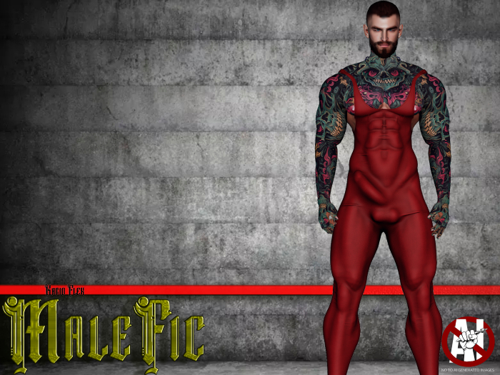 !!MaleFic Ballet Unitard / KARIO-RED