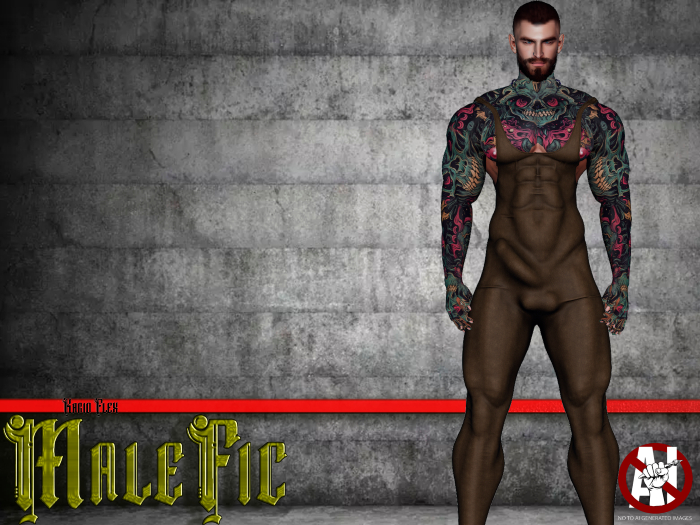 !!MaleFic Ballet Unitard / KARIO-BROWN