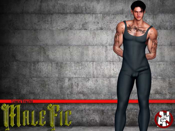 !!MaleFic Ballet Unitard / Legacy-BLUE
