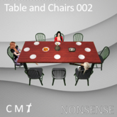 Table and Chairs 002
