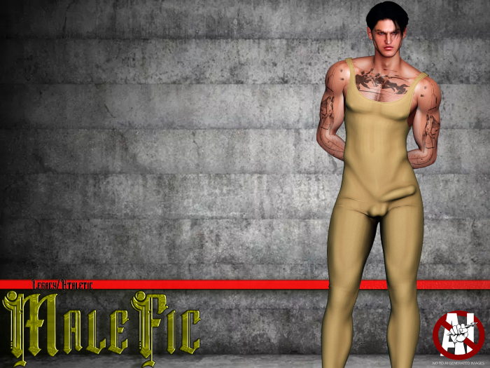 !!MaleFic Ballet Unitard / Legacy-BEIGE