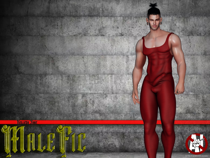 !!MaleFic Ballet Unitard / Jake-RED