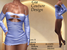 "GCD" Thelma Short Dress Blue