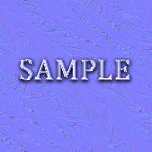 [ Feather Fur Seamless 01 ] Normal Map