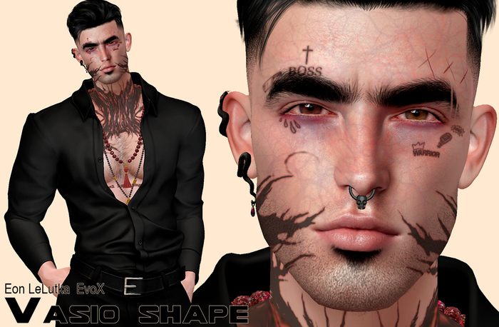 SHAPE "Vasio" Lelutka EvoX Eon 4.0 and Eon Lite