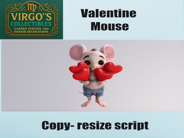 valentine mouse Boxed