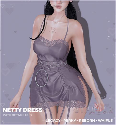 Bipolar - Netty Dress - Purple