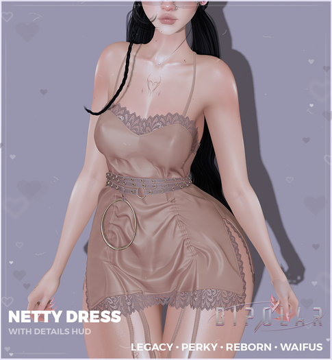 Bipolar - Netty Dress - Nude