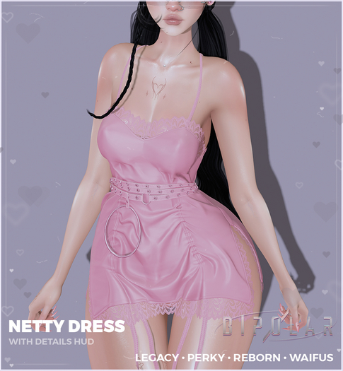 Bipolar - Netty Dress - Pinky