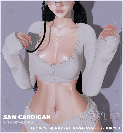 Bipolar - Sam Cardigan - White