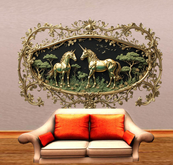 Wall Deco Sticker Mural Unicorn 4