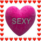 Fuzzy Pink Heart Pillow Sexy,Valentine's gift