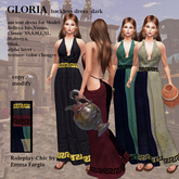 RP-Chic Ancient Gloria backless dark