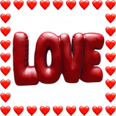 Valentine's Love Balloon,Love Display