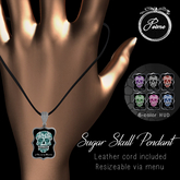 {Poeme} Sugar Skull Pendant w/HUD