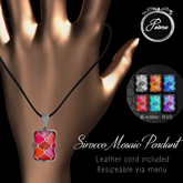 {Poeme} Sirocco Mosaic Pendant w/HUD