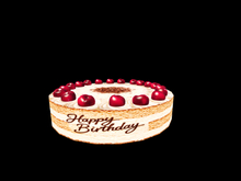 Happy Birthday  cherrie cake Bag