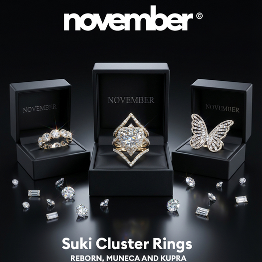 Nov-Suki Cluster Ring Set  G