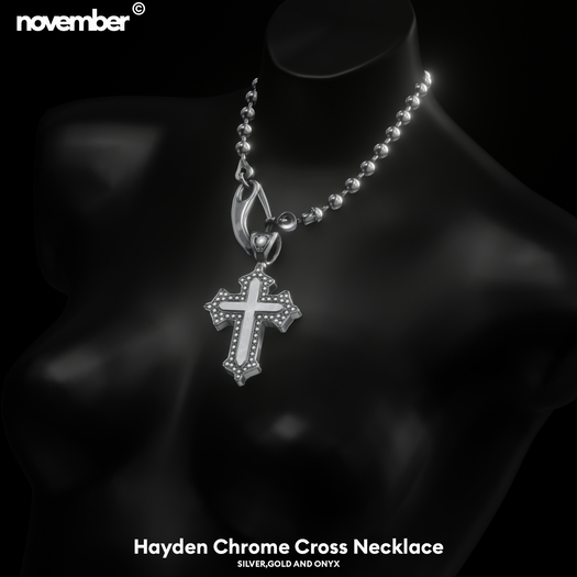 Nov-Hayden Chrome Necklace (FP)