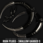 [BL] Ruin plugs // black