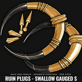 [BL] Ruin plugs // gold light