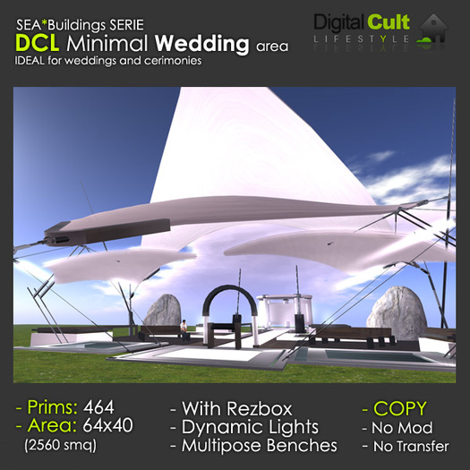 *** DCL Minimal Wedding area