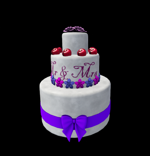 Mr and Mrs cake  
