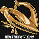 [BL] Seraph earrings // gold light