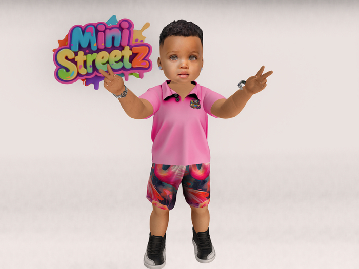 :::MS::: Polo Fit Flamingo