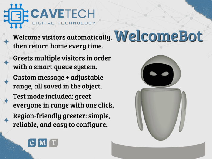 CaveTech - WelcomeBot