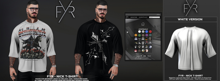 FYR - Nick T-Shirt White 