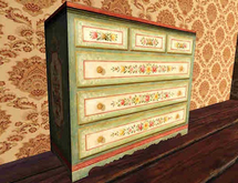 Painted Tyrolean dresser