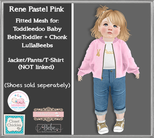 *CC* Rene Pastel Pink  FITTED{LB/TD/BB/Chonk}