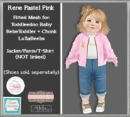 *CC* Rene Pastel Pink FITTED{LB/TD/BB/Chonk}