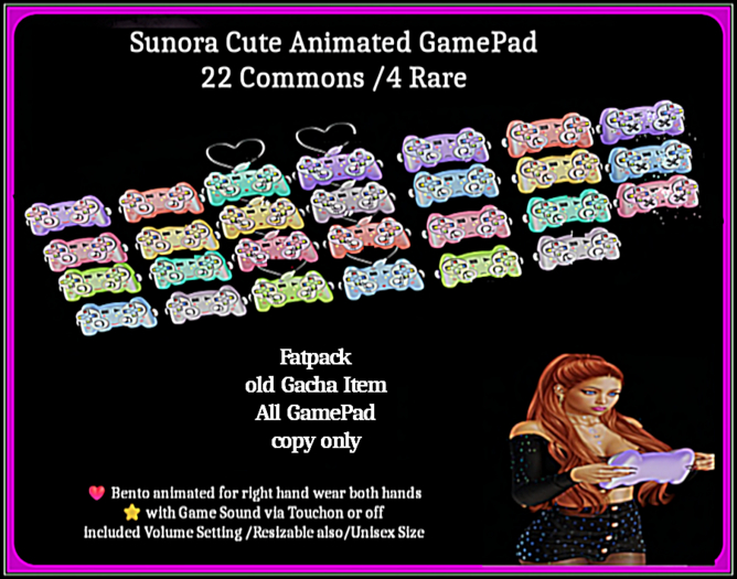 Sunora Cute Gamepad FATPACK