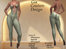 "GCD" Harper Backless Bodysuit Kiwi