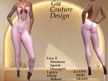 "GCD" Harper Backless Bodysuit Pink