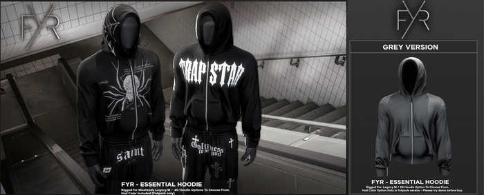 FYR - Essential Hoodie Grey 